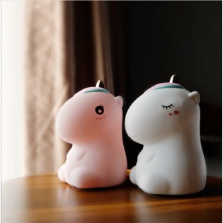 Veilleuse souple Licorne Rose - Little L