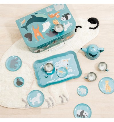 Dînette en métal Animaux en Danger - Sass & Belle