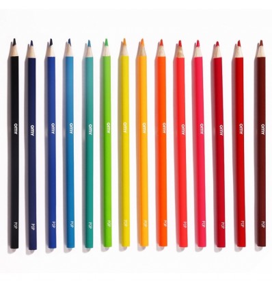 16 crayons de couleurs POP - Omy
