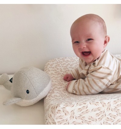 Peluche Bruits Blancs baleine grise - Flow