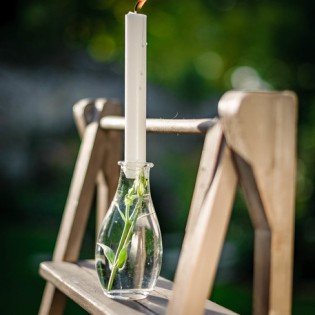 Vase rétro en verre - Augustine