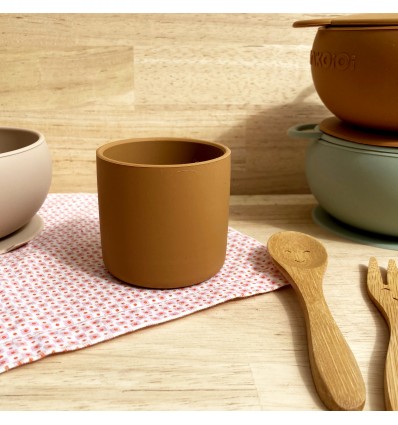 Gobelet en silicone Caramel - Minikoioi