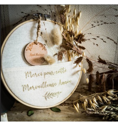 Cadre pochette "Merci pour cette merveilleuse année"