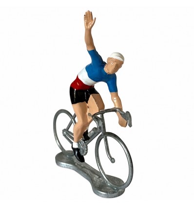 Figurine cycliste Vainqueur Champion de France - Bernard & Eddy