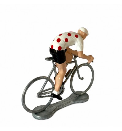 Figurine cycliste Sprinter Maillot à pois - Bernard & Eddy