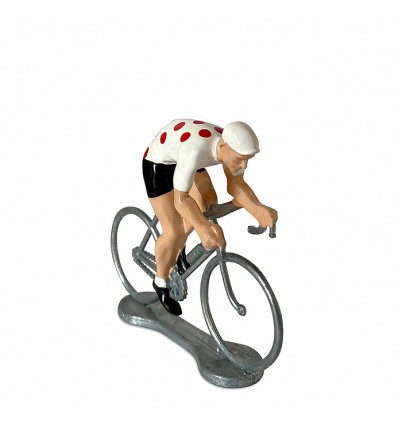 Figurine cycliste Sprinter Maillot à pois - Bernard & Eddy