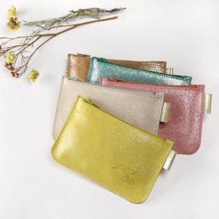 Porte-monnaie pailleté Biscuit - Barnabé aime le café 2