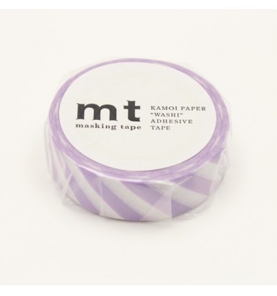 Masking Tape Rayures Lilas