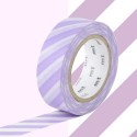 Masking Tape Rayures Lilas