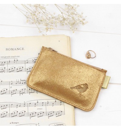 Porte-monnaie pailleté Cannelé - Barnabé aime le café