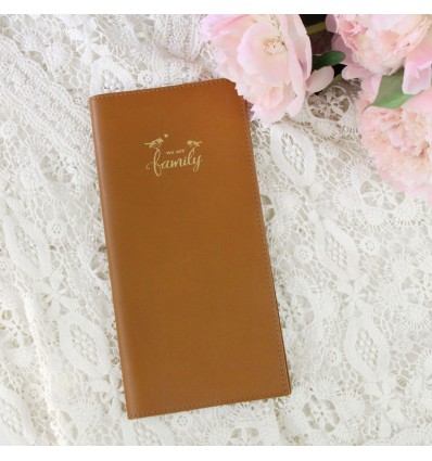 Protège livret de famille Caramel - Barnabé aime le café