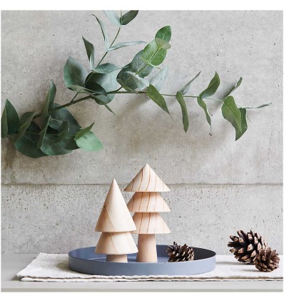 Plateau en métal noir - Rico Design