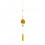 Suspension cloche en feutre Or - Muskhane