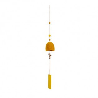 Suspension cloche en feutre Caramel - Muskhane
