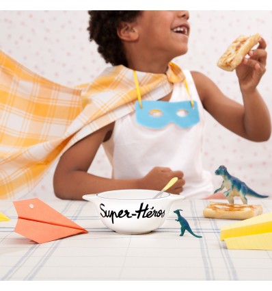 Bol breton "Super héros" - Pied de Poule