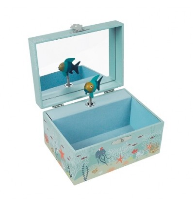 Boîte à bijoux musicale Océan - Trousselier