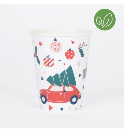 8 gobelets en carton Noël - My Little Day