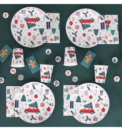 8 gobelets en carton Noël - My Little Day