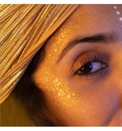 Paillettes biodégradables dorées cuivres Queen du Désert - Sisi La Paillette