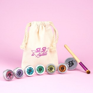 Kit maquillage paillettes bio Fierté - Sisi La Paillette