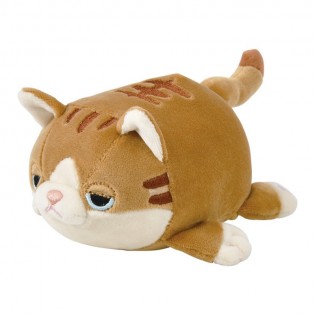 Peluche chat brun MUGI - Trousselier Nemu Nemu