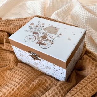 Boîte à bijoux musicale Chat dans la Prairie - Trousselier