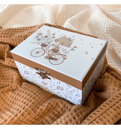 Boîte à bijoux musicale Chat dans la Prairie - Trousselier