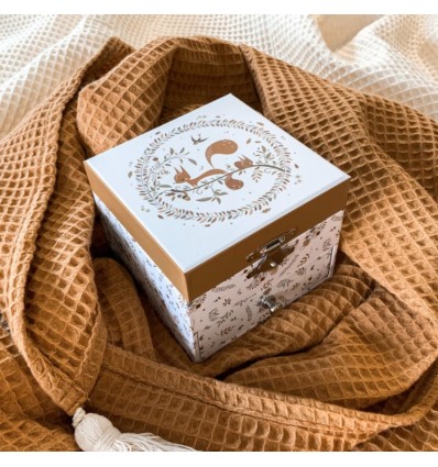 Boîte à bijoux musicale Ecureuil dans la Prairie - Trousselier