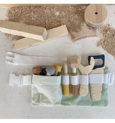 Ceinture à outils en bois