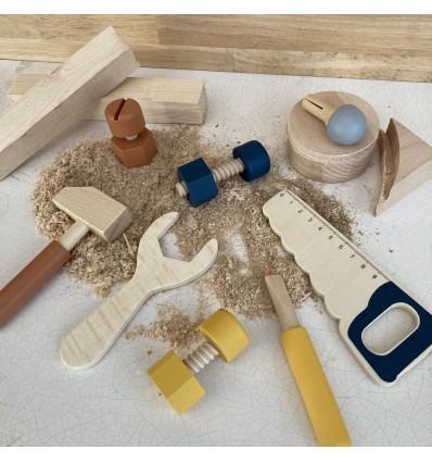 Ceinture à outils en bois