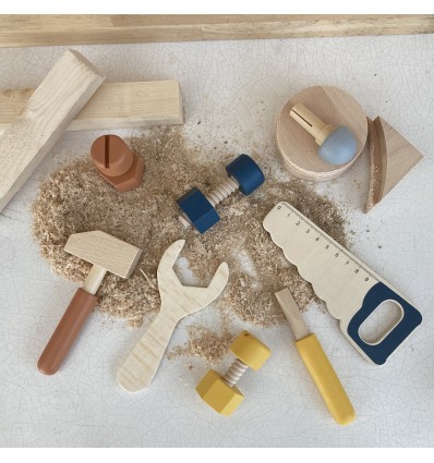 Ceinture à outils en bois