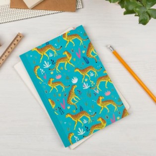 Carnet A5 Guépards Cheetah - Rex London