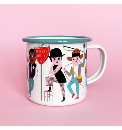 Mug émaillé Movie Lover Ingela Arrhenius - Omm Design