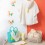 Panier shopping vert turquoise