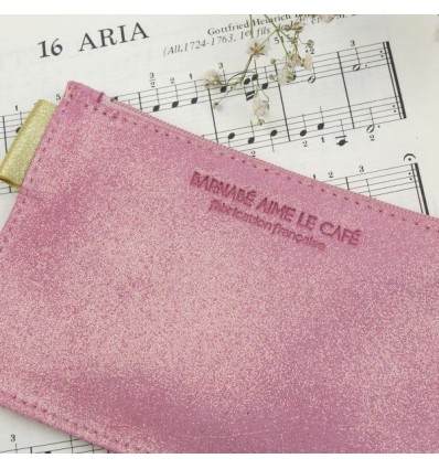 Porte-monnaie pailleté Ballerine - Barnabé aime le café