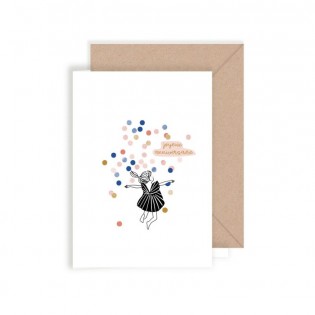 Carte double Anniversaire fille - My Lovely Thing