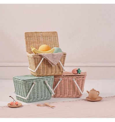 Panier pique-nique (S) PIKI paille - Olli Ella