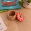Boîte à dents de lait en bois Lion