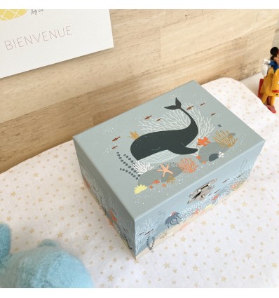 Boîte à bijoux musicale Océan - Trousselier