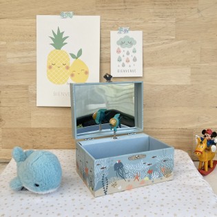 Boîte à bijoux musicale Océan - Trousselier