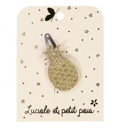 Barrette Ananas - Luciole et Petit Pois