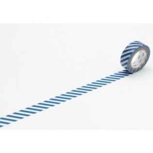 Masking Tape Rayures bleu marine 2
