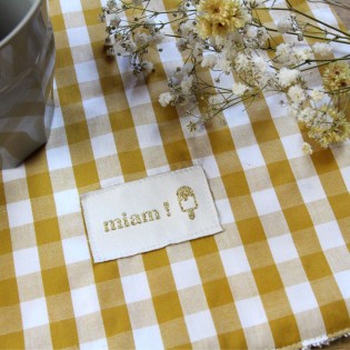 Serviette élastiquée Caramel salé - Barnabé aime le Café 2