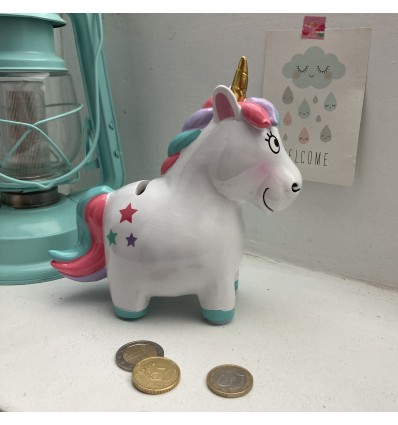 Tirelire Licorne