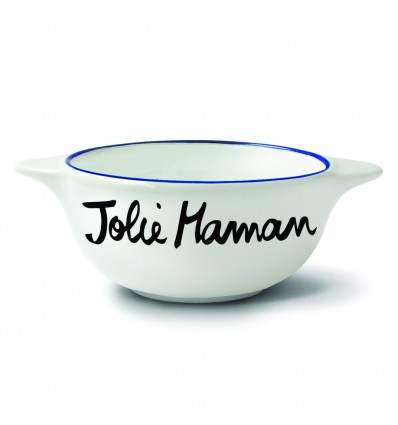 Bol breton "Jolie maman" - Pied de Poule