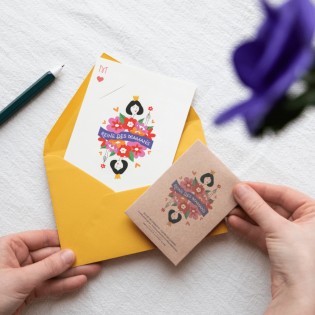 Carte à planter "Reine des Mamans"