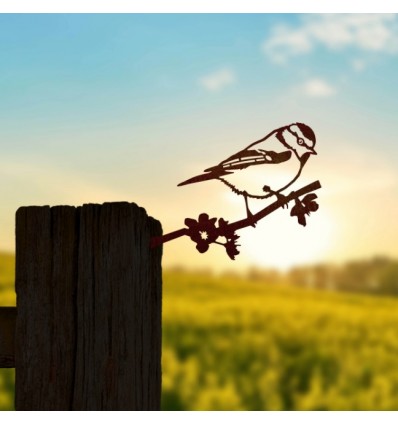 Mésange bleue en métal - Metalbird