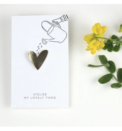 Pin's doré Coeur - My Lovely Thing