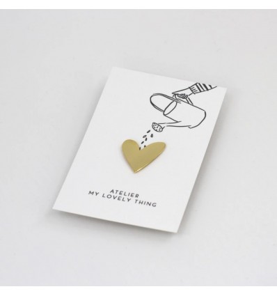 Pin's doré Coeur - My Lovely Thing