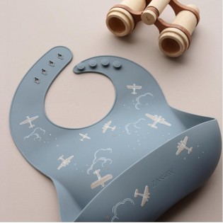 Bavoir Aviateur Silicone - Zakuw 2